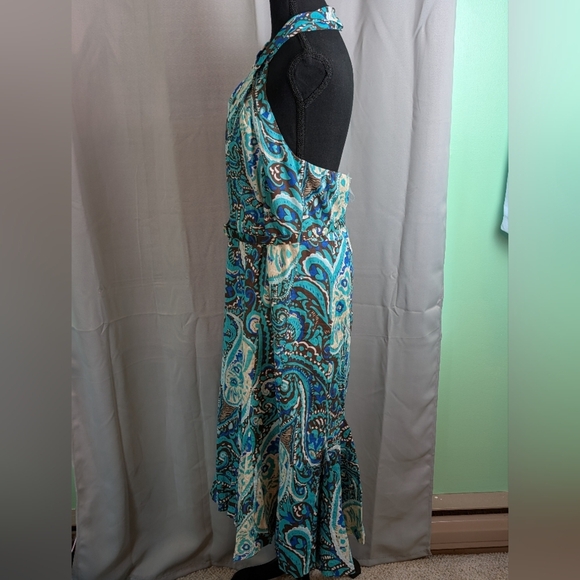 Lane Bryant Blue Backless Sundress. Nwot - Picture 3 of 11